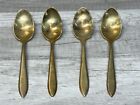 Vintage Dirilyte Dirigold Teaspoons Spoon Set 6 Regal Gold Flatware 6 E16 1