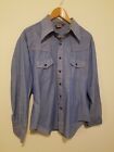 Vintage 1970s Sears Jeans Joint Chanbray Shirt 