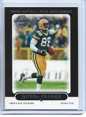 Bubba Franks-Green Bay Packers-2005 Topps Football Black #96 - Image 1 of 2