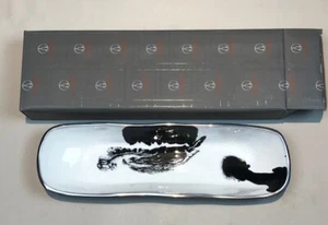 Nima Oberoi Lunares Bianco Nero Rectangle Dish Tray *NEW* - Picture 1 of 1