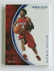 Elfrid Payton (Louisiana Ragin' Cajuns) 2016-17 Immaculate Collegiate BLUE /10