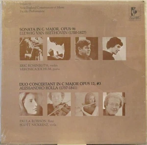 BEETHOVEN Sonata in G Maj/ALESSANDRO ROLLA Duo Concertant LP Rosenblith, Jochum… - Picture 1 of 1