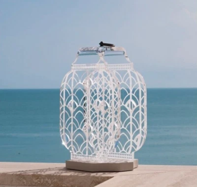 LAMPADA DA TAVOLO RICARICABILE VESTA ATENA PICCOLA - Immagine 1 di 3