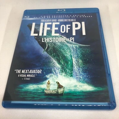 Life of Pi (Blu-ray/DVD, 2016, 3-Disc Set, Canadian 3D) Free Shipping In Canada  - Image 1 of 4