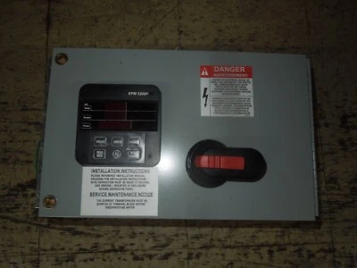 GE Spectra Series APM4803E520 480v 3PH 3W EPM Panel Metering Used - Image 1 of 4
