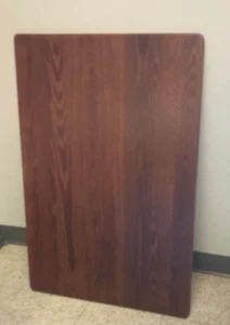 Ash Hardwood Table Top Stained Cherry Booth Dinette USA 26" x 38" Travel Trailer - Picture 1 of 2