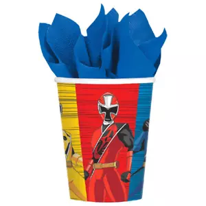 Power Rangers Ninja Steel Cups, 9oz (8) - Picture 1 of 1