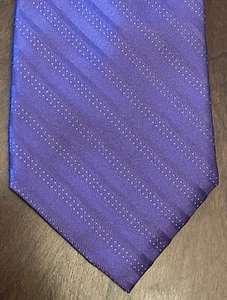 Michael Michael Kors Purple 100% Silk Men’s Neck Tie Made In China Extra Long - Picture 1 of 9