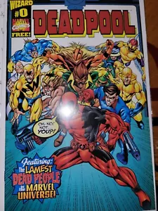 Deadpool 0 Nm Near Mint Marvel Comics Wizard - Picture 1 of 4