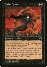 Coffin Queen Tempest HEAVILY PLD Black Rare MAGIC THE GATHERING CARD ABUGames