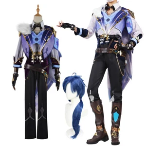 Juego Genshin Impact Kaeya Alberich Disfraz de Cosplay Halloween Conjunto Completo - Imagen 1 de 12