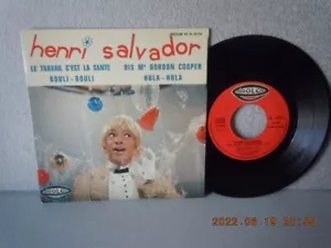 SALVADOR,HENRI 7"vinyl EP w/pic slv...LE TRAVAIL/HULA-HULA +2...REGOLO...M-/VG+ - Picture 1 of 2