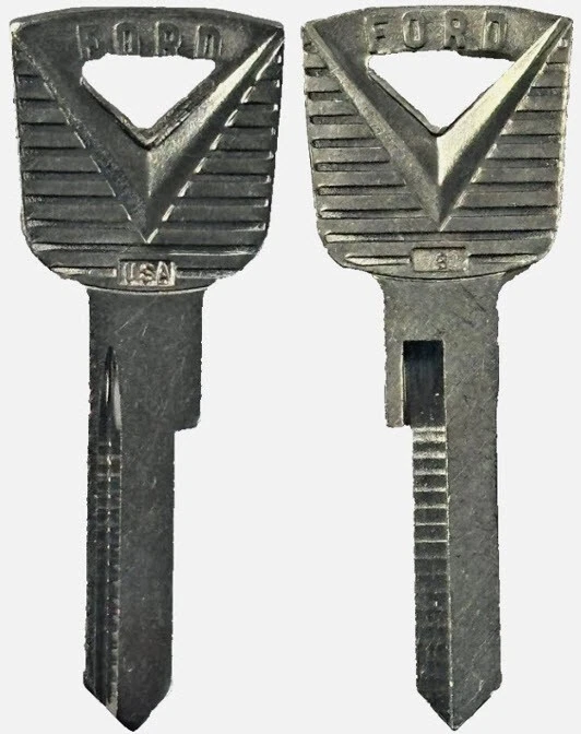 2 Pack -  FORD OEM IGNITION UNCUT KEY BLANKS Ford Logo Keys - Image 1 of 4