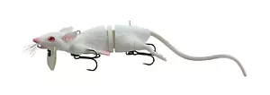 Savage Gear Okuma Floating 11 3/4" 3D Rad Rat 2 1/2 Oz Rodent White R-300-WH New - Picture 1 of 3