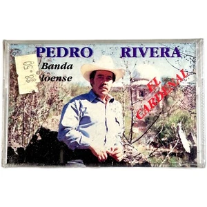 PEDRO RIVERA con Banda Sinaloense El Cardenal Cassette Tape Nuevo Sellado 1993 - Picture 1 of 4