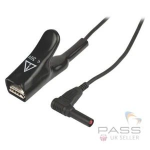 Seaward 347A002 Earth Bond Lead with Fixed Crocodile Clip for Primetest 50/100 - Picture 1 of 1