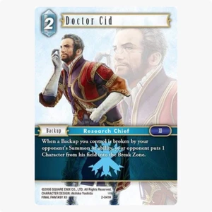 Final Fantasy TCG Doctor Cid - Opus II (OP2) 2-041H - Picture 1 of 2