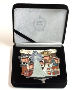 Disney Haunted Mansion Jumbo Pin Disneyland 40th Anniversary Ghost Bride Slider - Picture 1 of 18