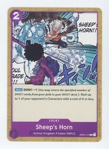 x4 Sheep's Horn OP01-117 ~ One Piece Card Game Romance Dawn - Picture 1 of 1