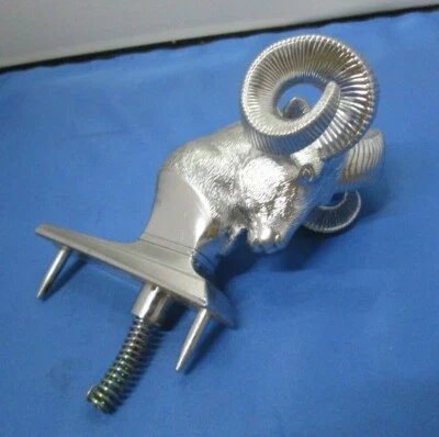 NOS 1984 - 1990 Dodge Ram Head Ramcharger Hood Ornament Mopar OEM - Image 1 of 4