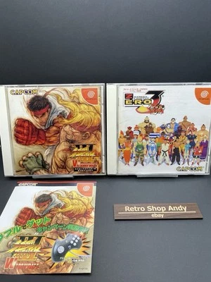 Lot 2 Sega Dreamcast Street Fighter III 3 W Impact &  Zero 3 Saikyo ryu Dojo - Image 1 of 4