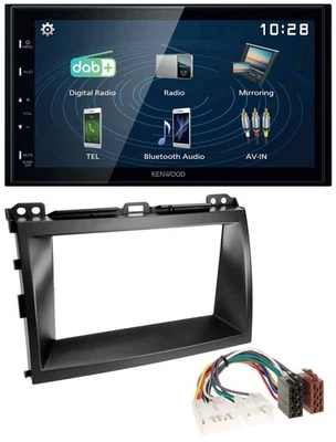 Kenwood 2DIN Bluetooth MP3 USB DAB Autoradio für Lexus GX-470 (2003-2009) - Bild 1 von 4