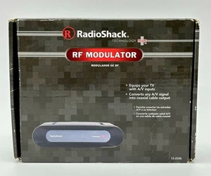 RadioShack Video RF Modulator 15-2526 Converts A/V Into Coaxial Output BRAND NEW - Picture 1 of 7