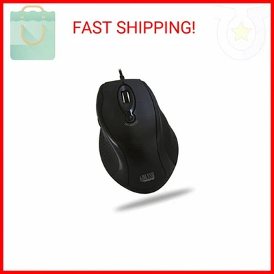 Adjustable DPI USB Ergonomic Optical Mouse for Internet Navigation - Image 1 of 2