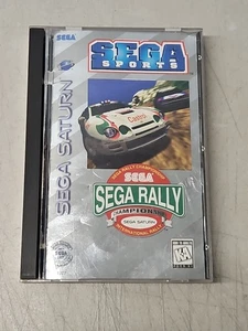 Sega Rally Championship International Rally Sega Saturn 1995 W/ Manual And Case - Picture 1 of 4