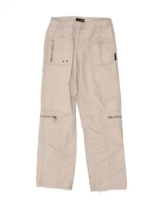 ARMANI Womens Straight Cargo Trousers EU 42 Medium W28 L27 Grey Cotton BS05 - Picture 1 of 4