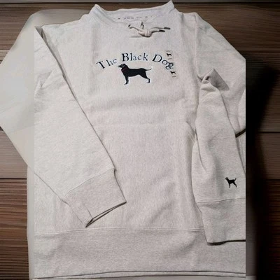 Мужская толстовка The Black Dog Applique Fisherman Heavyweighy с вышивкой размер XXL  - Изображение 1 из 4