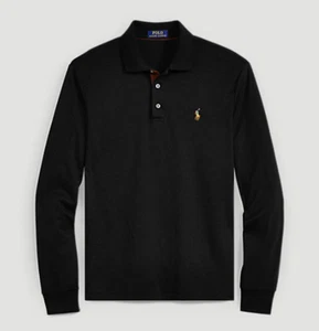 POLO RALPH LAUREN Men's Soft-Touch Long-Sleeve Polo Shirt Sz 5LT New $125 - Picture 1 of 4