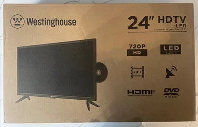 Westinghouse 24 Inch TV with DVD Player Built in, 720p HD LED Small Flat Scre - Image 1 of 2
