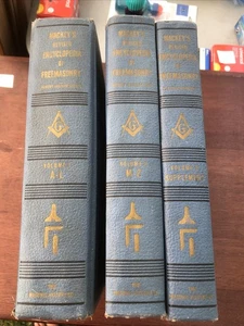 MACKEY'S REVISED ENCYCLOPEDIA OF FREEMASONRY 3 VOLUME SET SEVENTH PRINTING - Foto 1 di 11