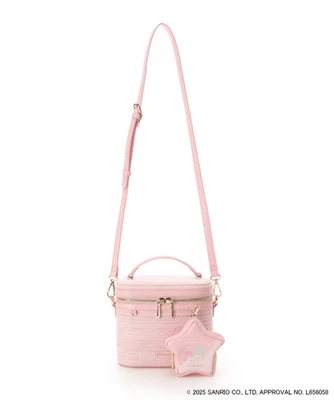 SAMANTHAVEGA Little Twin Stars Kiki Lala Vanity Bag & Mini Pouch Pink NEW Japan - Image 1 of 4