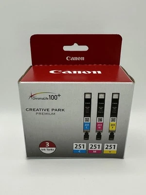Картридж чернильный Canon CLI-251 (6514B009) - 3 шт. сменный - Изображение 1 из 4