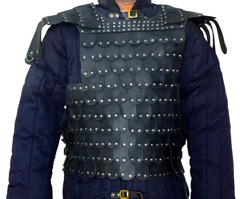 WEEKEND SALE Halloween Viking Celtic leather LARP renaissance Costume Armor SCA - Image 1 of 3