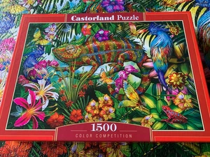 Puzzle 1500 PEZZI CASTORLAND. COMPLETO UNA VOLTA DA NUOVO.  COMPLETO OTTIME CONDIZIONI - Foto 1 di 10
