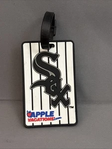 Chicago White Sox Gummi Gepäck Rucksack Reise Ausweisschild MLB Apple Urlaub - Bild 1 von 3