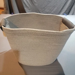 13" Storage Collection Coiled Rope Storage Basket Gray Brightroom 14x13x11 NWT - Picture 1 of 6