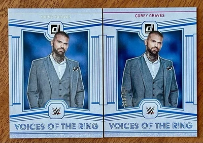 Corey Graves - 2023 Panini Chronicles WWE #191 - Voice Of The Ring Pink /349 - Image 1 of 2