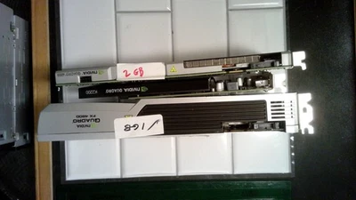 lote de 3 tarjetas de video NVIDIA Quadro fx 4800, 4000, k2200 Foto 1 de 3
