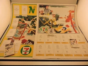 Minn North Stars Hockey NHL 7-11 1984, 85, 86-12 Card Fire Prev Sets 2 Posters - Picture 1 of 4
