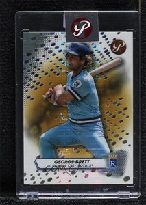 2023 Topps Pristine Gold Pristine Pulsar Refractor /50 George Brett #7 HOF
