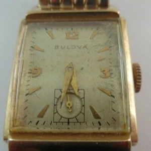 10K Gold Filled Bulova Watch Running Rare 160-24-35 - Picture 1 of 4