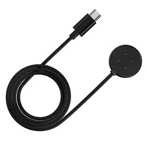 Black Magnetic Charger Type-C Charging Cable Station For Google Pixel Watch 2 ss - Picture 1 of 9