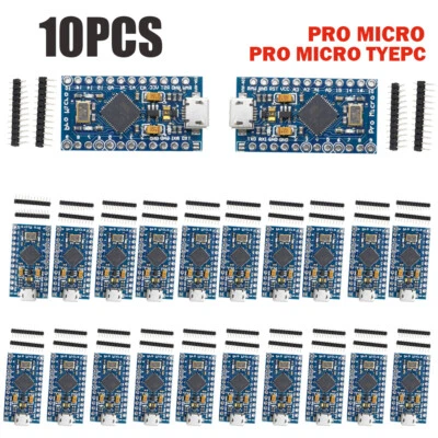 10PCS Micro USB/Type-C Pro Micro ATMEGA32U4 Board For Arduino Replace Pro Mini - Image 1 of 4