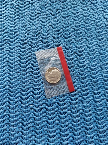 #46a. 1977-D Roosevelt Dime from Mint Set in Cellophane Uncirculated unopened Cover