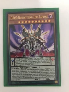 D/D/D Destiny King Zero Laplace - Limited Edition Ultra Rare (YA03-EN001) - Picture 1 of 1