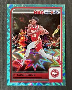 De'Andre Hunter 2023-24 Panini NBA Hoops #29 Teal Explosion Atlanta Hawks 🦅